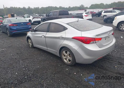 2013 Hyundai Elantra Gls (Ulsan Plant) из США, поврежденный, VIN KMHDH4AE8DU826990